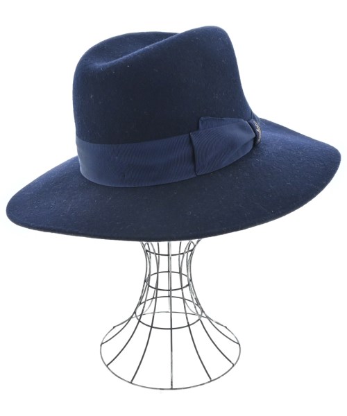 Borsalino（ボルサリーノ）ハット 紺 サイズ:S メンズ/2200655545330
