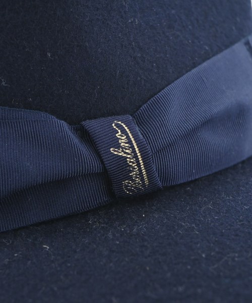Borsalino（ボルサリーノ）ハット 紺 サイズ:S メンズ/2200655545330