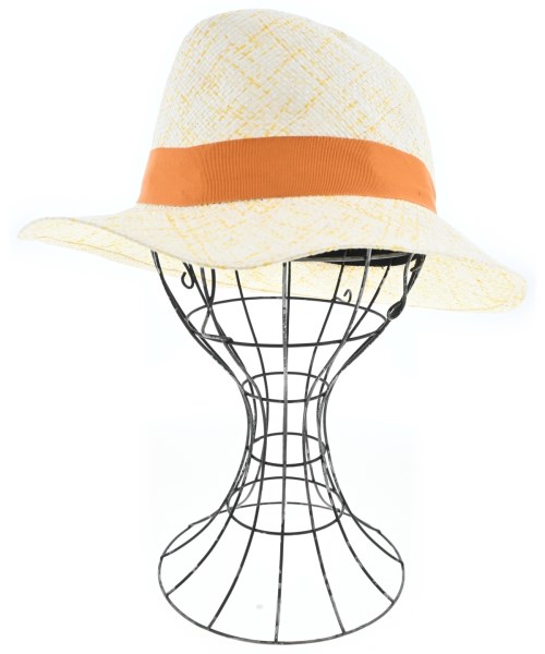 Borsalino(ボルサリーノ)ストローハット 白 サイズ:S/2200655545347