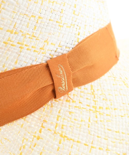Borsalino（ボルサリーノ）ストローハット 白 サイズ:S メンズ/2200655545347