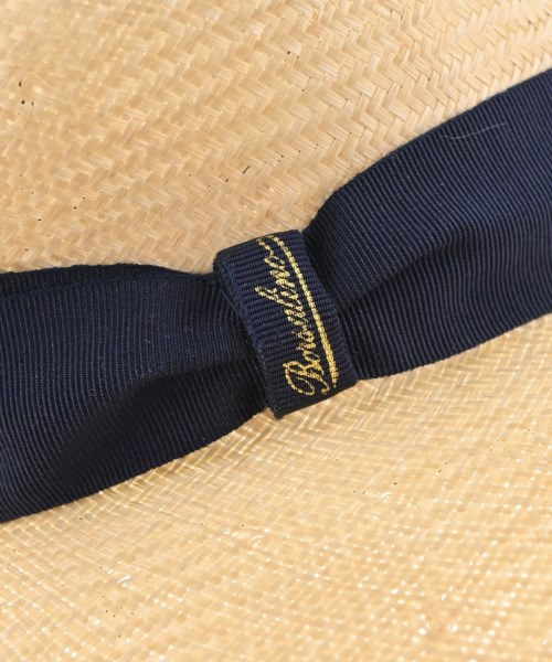 Borsalino（ボルサリーノ）ストローハット ベージュ サイズ:- メンズ/2200655545354