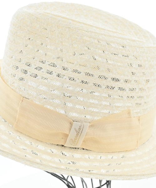Borsalino（ボルサリーノ）ストローハット 白 サイズ:59 メンズ/2200657302016