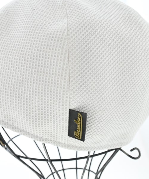 Borsalino（ボルサリーノ）ハンチング・ベレー帽 白 サイズ:58 メンズ/2200657302030