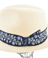 Borsalino（ボルサリーノ）ストローハット 白 サイズ:60 メンズ/2200661147092