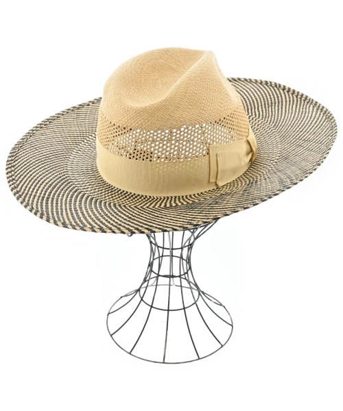 Borsalino（ボルサリーノ）ハット ベージュ サイズ:M レディース/2200642205162