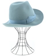 Borsalino（ボルサリーノ）ハット 青 サイズ:57 レディース/2200710737021