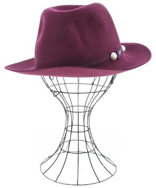 Borsalino（ボルサリーノ）ハット 赤 サイズ:57 レディース/2200710737038