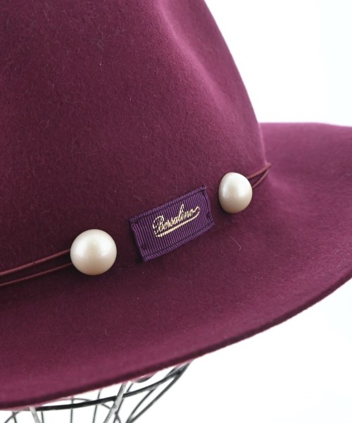 Borsalino（ボルサリーノ）ハット 赤 サイズ:57 レディース/2200710737038