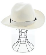Borsalino（ボルサリーノ）ストローハット 白 サイズ:58cm メンズ/2200712459013