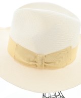 Borsalino（ボルサリーノ）ストローハット 白 サイズ:57cm メンズ/2200712459020