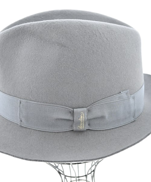 Borsalino（ボルサリーノ）ハット グレー サイズ:59cm メンズ/2200712459051