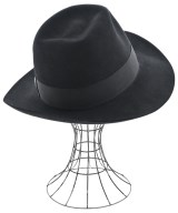 Borsalino（ボルサリーノ）ハット 黒 サイズ:58 メンズ/2200717720040