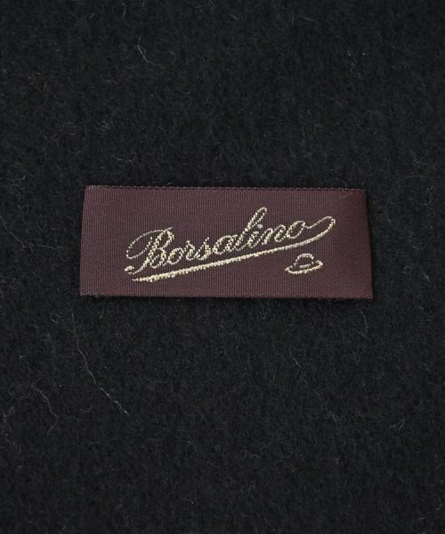 Borsalino（ボルサリーノ）マフラー 黒 サイズ:- レディース/2200637347068
