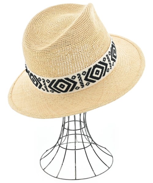 Borsalino（ボルサリーノ）ストローハット ベージュ サイズ:59 メンズ/2200650336018