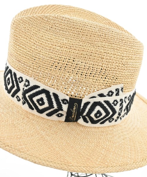 Borsalino（ボルサリーノ）ストローハット ベージュ サイズ:59 メンズ/2200650336018