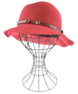 Borsalino（ボルサリーノ）ハット 赤 サイズ:58cm レディース/2200651128018