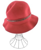 Borsalino（ボルサリーノ）ハット 赤 サイズ:58cm レディース/2200651128018