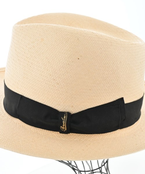 Borsalino（ボルサリーノ）ストローハット ベージュ サイズ:57 メンズ/2200705156066