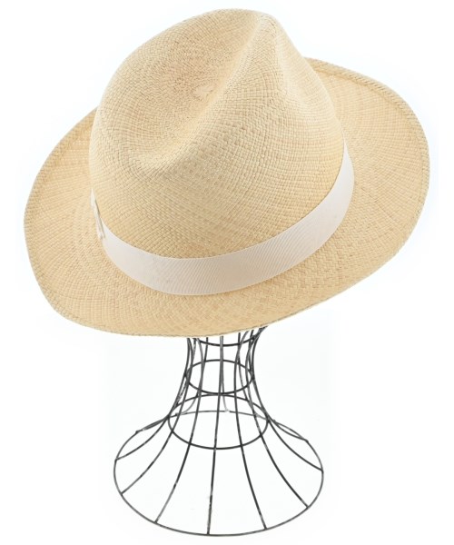 Borsalino（ボルサリーノ）ストローハット ベージュ サイズ:59cm メンズ/2200665825026