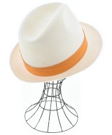 Borsalino（ボルサリーノ）ストローハット 白 サイズ:59cm メンズ/2200665825033