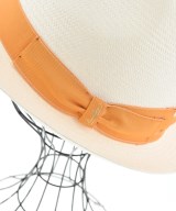 Borsalino（ボルサリーノ）ストローハット 白 サイズ:59cm メンズ/2200665825033