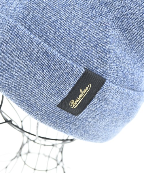 Borsalino（ボルサリーノ）ニットキャップ・ビーニー 青 サイズ:59cm メンズ/2200665825064