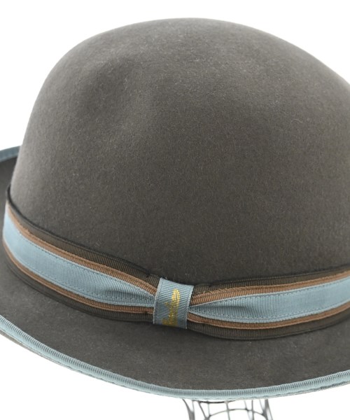 Borsalino（ボルサリーノ）ハット 茶 サイズ:59(L位) メンズ/2200733211010