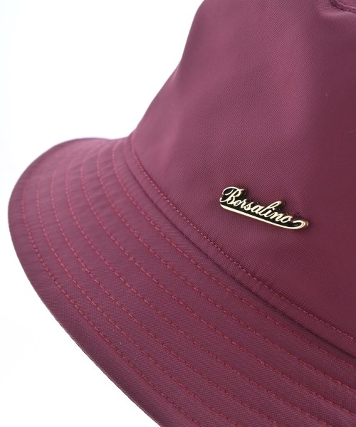 Borsalino（ボルサリーノ）ハット 赤 サイズ:59cm メンズ/2200736579049