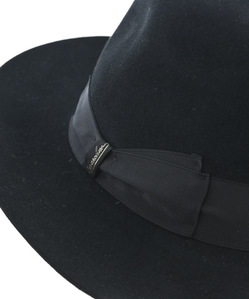 Borsalino（ボルサリーノ）ハット 黒 サイズ:61 メンズ/2200724789054