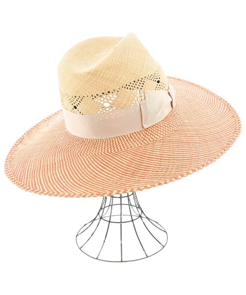 Borsalino（ボルサリーノ）ストローハット ベージュ サイズ:- レディース/2200688422011