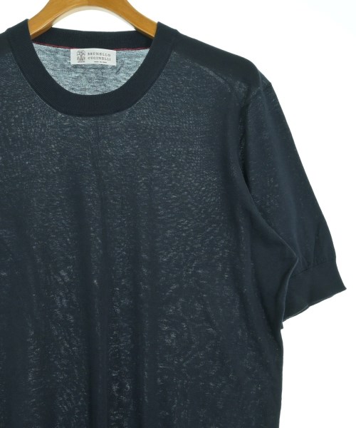 BRUNELLO CUCINELLI（ブルネロ　クチネリ）ニット・セーター 紺 サイズ:52(XXL位) メンズ/2200626770143