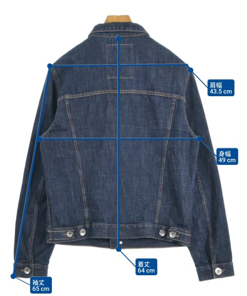 BRUNELLO CUCINELLI（ブルネロ　クチネリ）デニムジャケット 紺 サイズ:44(S位) メンズ/2200641700170