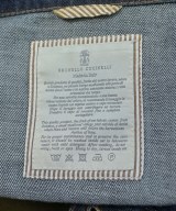 BRUNELLO CUCINELLI（ブルネロ　クチネリ）デニムジャケット 紺 サイズ:44(S位) メンズ/2200641700170