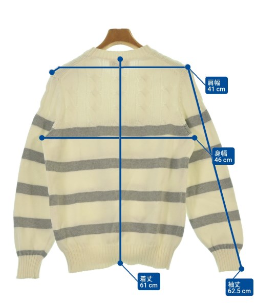 BRUNELLO CUCINELLI（ブルネロ　クチネリ）ニット・セーター 白 サイズ:46(M位) メンズ/2200641794049