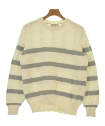 brunello cucinelli 長袖ニット BRUNELLO CUCINELLI（ブルネロ クチネリ）ニット・セーター 白 サイズ