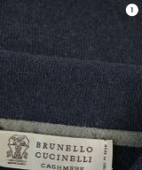 BRUNELLO CUCINELLI（ブルネロ　クチネリ）ニット・セーター 紺 サイズ:52(XXL位) メンズ/2200642960184