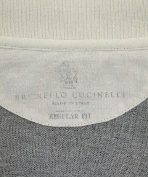BRUNELLO CUCINELLI（ブルネロ　クチネリ）ポロシャツ グレー サイズ:52(XXL位) メンズ/2200642960207