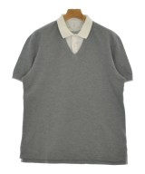 BRUNELLO CUCINELLI（ブルネロ　クチネリ）ポロシャツ グレー サイズ:52(XXL位) メンズ/2200642960207