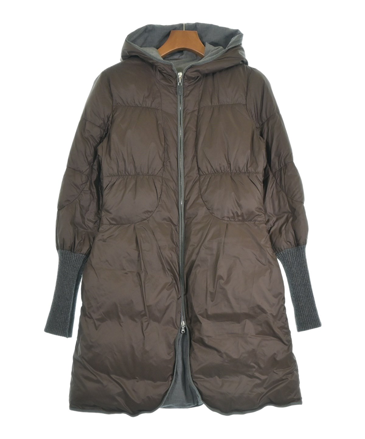 BRUNELLO CUCINELLI（ブルネロ クチネリ）ダウンコート 茶 サイズ:44(L