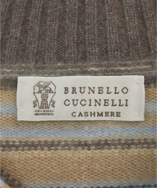 BRUNELLO CUCINELLI（ブルネロ　クチネリ）ニット・セーター 茶 サイズ:54(XXL位) メンズ/2200616856178