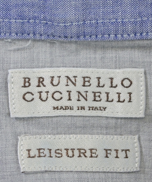 BRUNELLO CUCINELLI（ブルネロ　クチネリ）カジュアルシャツ 青 サイズ:XS メンズ/2200610355639