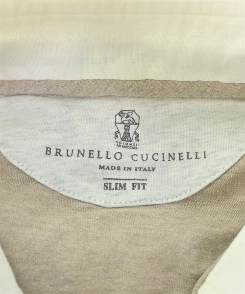 BRUNELLO CUCINELLI（ブルネロ　クチネリ）Tシャツ・カットソー 茶 サイズ:L メンズ/2200612723153
