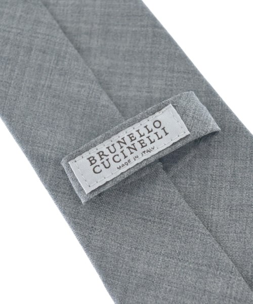 BRUNELLO CUCINELLI（ブルネロ　クチネリ）ネクタイ グレー サイズ:- メンズ/2200612689091