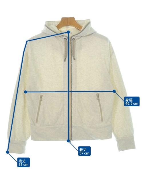 BRUNELLO CUCINELLI（ブルネロ　クチネリ）パーカー 白 サイズ:XS レディース/2200613592017