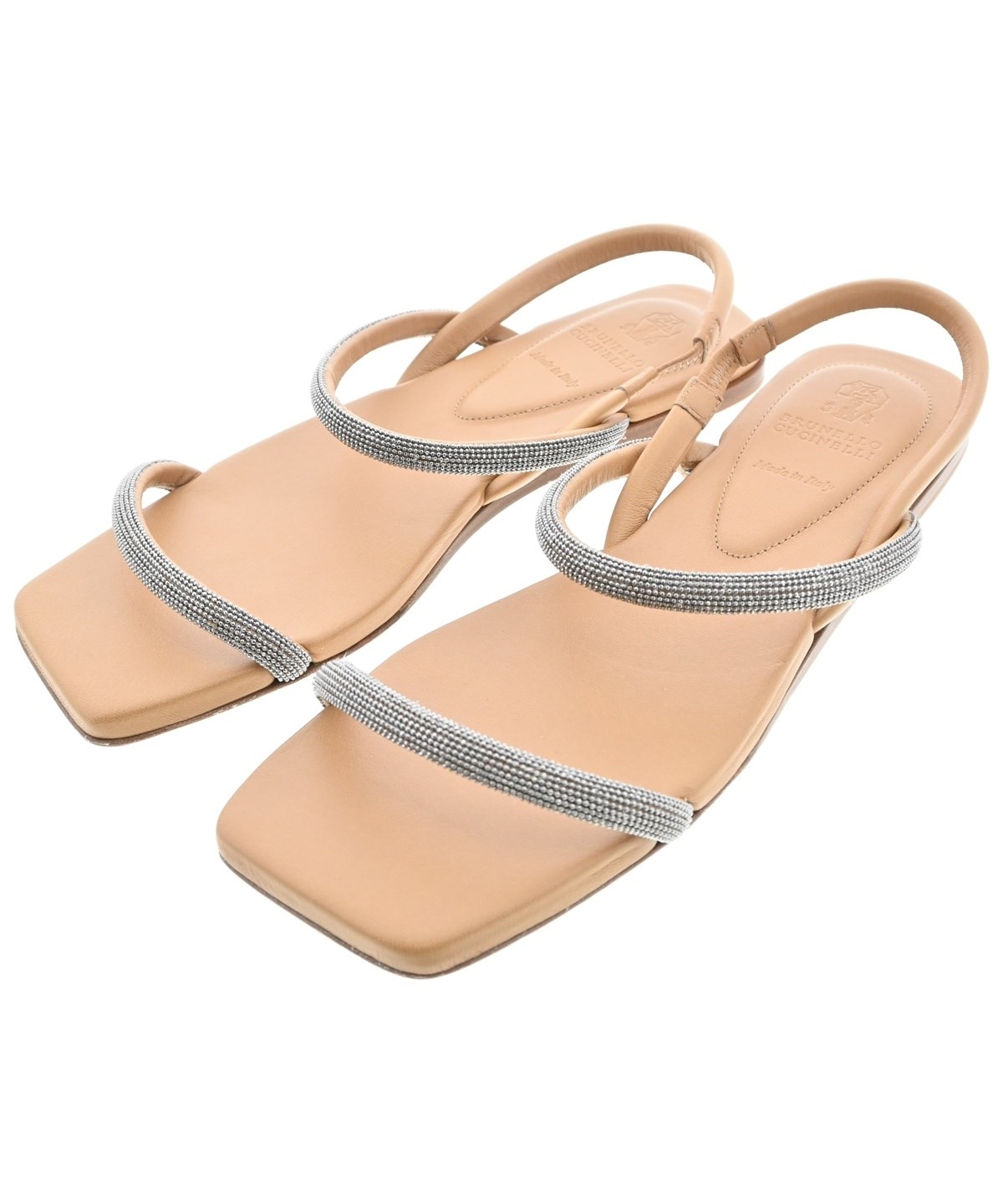 BRUNELLO CUCINELLIレディースサンダル BRUNELLO CUCINELLI（ブルネロ クチネリ）サンダル シルバー サイズ