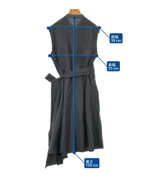 BRUNELLO CUCINELLI（ブルネロ　クチネリ）シャツワンピース 紺 サイズ:-(M位) レディース/2200620187053