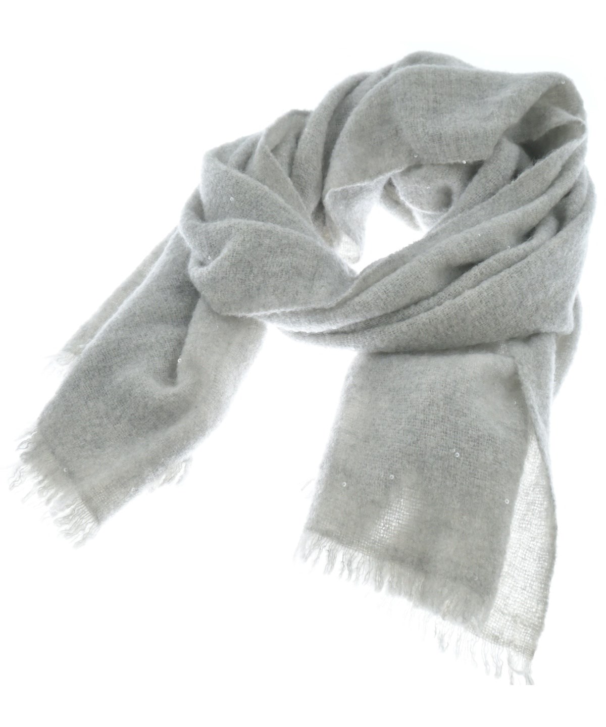 ブルネロクチネリ　マフラー BRUNELLO CUCINELLI（ブルネロ クチネリ）マフラー グレー