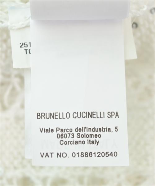 BRUNELLO CUCINELLI（ブルネロ　クチネリ）ニット・セーター 白 サイズ:S レディース/2200607736021