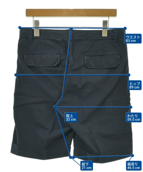 BRUNELLO CUCINELLI（ブルネロ　クチネリ）ショートパンツ 紺 サイズ:48(L位) メンズ/2200670303311