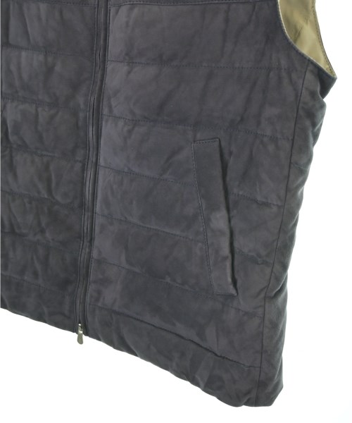 BRUNELLO CUCINELLI（ブルネロ　クチネリ）ダウンジャケット/ダウンベスト 紺 サイズ:M メンズ/2200668074193